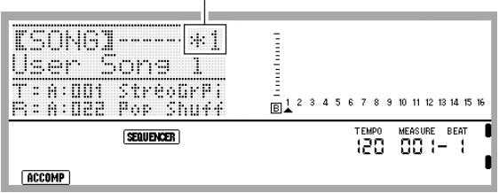 CALOR WK-7600 - Appuyez sur le bouton C-4 (SONG SEQUENCER) pour acceder au mode séquenceur musical. - 2