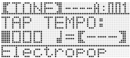 CALOR WK-7600 - Tout en tenant le bouton R-13 (FUNCTION) enforcé, tapez quatre fois sur le bouton L-11 (TAP) à la vitesse (tempo) souhaïée. - 2