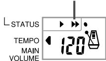 CASIO CTK-481 - Pour avancer rapidement pendant la lecture - 1