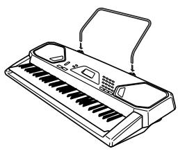 CASIO CTK-481 - *Fixation du pupitre - 1