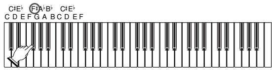 CASIO CTK-481 - Recherche d'un accord dans le manuel d'accords - 4