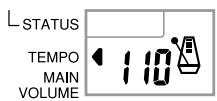 CASIO CTK-481 - Pour ajuster le tempo - 1