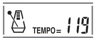 CASIO CTK-671 - Pour ajuster le tempo - 1