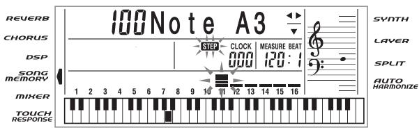 CASIO CTK-671 - Pour corriger des erreurs survenues pendant l'enregistrement échelonné - 3