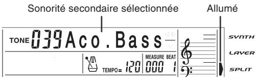 CASIO CTK-671 - Appuyez sur le bouton SPLIT. - 1