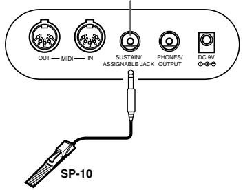 CASIO CTK-671 - Prise assignable à la pédale de sustain - 1