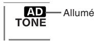 CASIO CTK-671 - Appuyez sur le bouton ADVANCED TONE. - 1