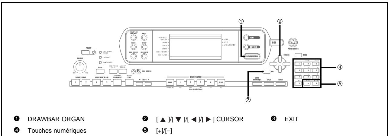 CASIO CTK-691 - Utilisation du mode Orgue à tirettes harmoniques - 1