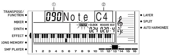 CASIO CTK-691 - Mémoire de morceaux - 1