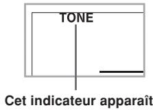 TONE Cet indicateur apparaît