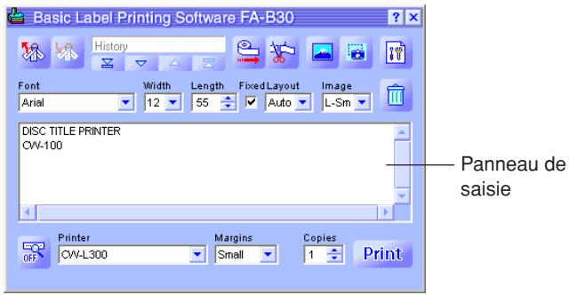 CASIO FA-B30 - Pour réunir des chaînes de texte et les imprimer sur une seule étiquette - 2
