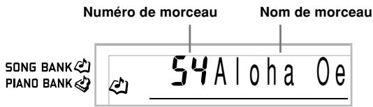 CASIO LK-200S - Ecouter un morceau de la bibliothèque de morceaux - 5