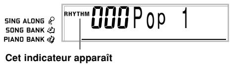 CASIO LK-55 - Pour selectionner un rythme - 1