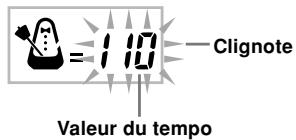 CASIO LK-55 - Utilisez les boutons TEMPO pour regler le tempo. - 1