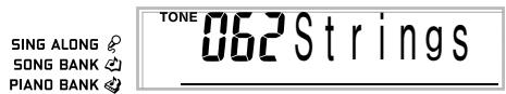 CASIO LK-55 - Sélectionnez d'abord la sonorité principale. - 1