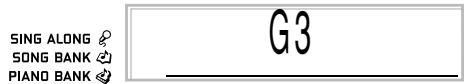 CASIO LK-55 - Désignez le point de partage. Tout en tenant le bouton SPLIT enforcé, appuyez sur le clavier à l'endetroit où la note extrème gauche du registre supérieur doit se couver. - 1