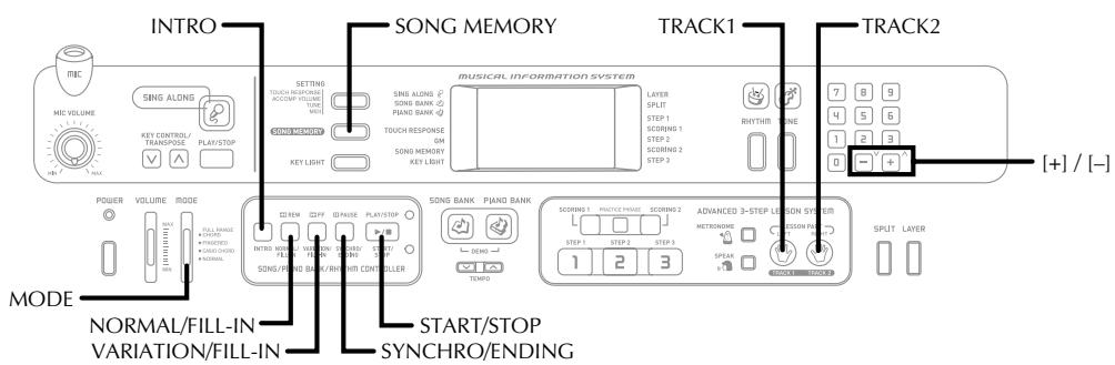 CASIO LK-55 - Fonction de mémorisation de morceau - 1