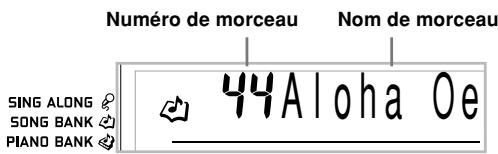CASIO LK-55 - Ecouter un morceau de la bibliothèque de morceaux - 5