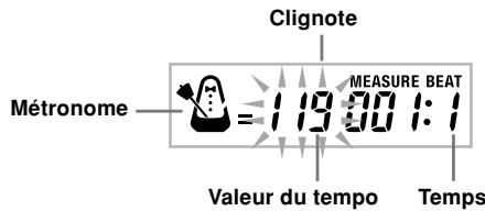 CASIO LK-55 - Pour régler le tempo - 1