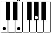 CASIO LK-70S - Utilisation du doigté standard - 4
