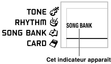 CASIO LK-70S - Ecouter un morceau de la bibliothèque de morceaux - 3