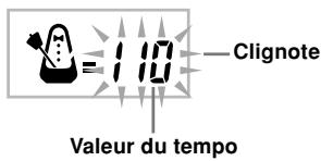 CASIO LK-70S - Pour régler le tempo - 1