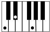 CASIO LK-70S - Utilisation du doigté standard - 2