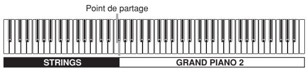 CASIO PX-300 - Affectation de sonorités différentes aux parties gauche et droite du clavier - 1