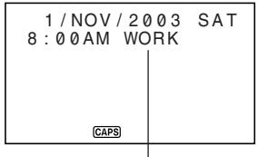 CASIO SF-7990 - Données de l'agenda et écrans initiaux... - 2