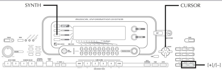 CASIO WK-3100 - Mode Synthétiseur - 1