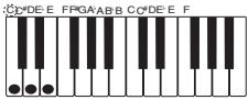 CASIO WK-3100 - Types d'accords - 3