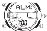 CASIO 4348 - Pour spécifier le temps initial du compte à rebours et le réglage de l'auto-répétition - 4