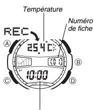 CASIO 4348 - Rappel des données de températures - 1