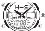 CASIO 4348 - Pour régler l'heure analogique - 1