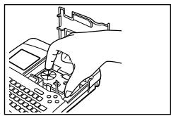 CASIO KL-750 - Pour remplacer la lame du couteau de bande - 2