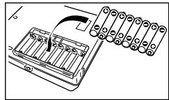 CASIO KL-750 - Pour remplacer les piles - 2
