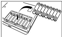 CASIO KL-750E - Pour remplacer les piles - 2