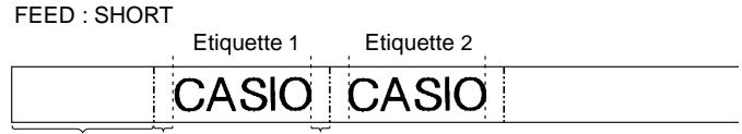 CASIO KL-C500 - Coupure de bande automatique - 6