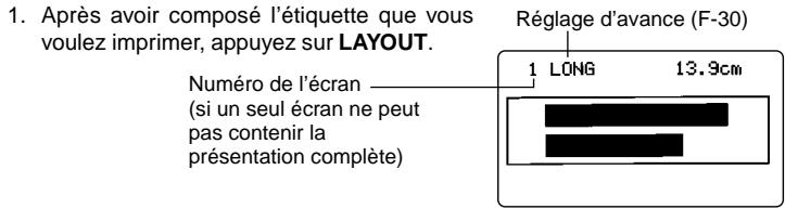CASIO KL-C500 - Pour afficher l'écran de presentation - 1