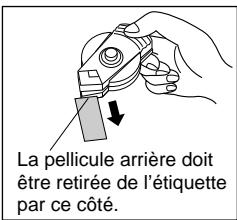 CASIO KL-C500 - Pour retarder la pellicule arrriere avec I'outil - 3