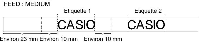 CASIO KL-C500 - Coupure de bande automatique - 5
