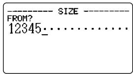 CASIO KL-C500 - Pour changer la taille de caractères à l'aide de la spécification directe - 3