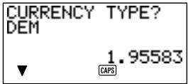 CASIO SF-4900ER - Exemple - 1