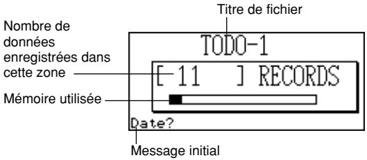 CASIO SF-5780 - Pour entrer dans le mode Tâches - 1