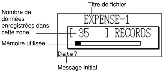 CASIO SF-5780 - Pour entrer dans le mode Gestionnaire de dépenses - 1