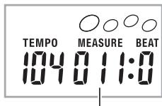 CASIO CTK-3000 - Appuyez sur ② (ou ③) pour avancer d'une phrase ou sur ⑦ pour reculer d'une phrase. - 2