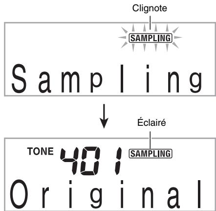 CASIO CTK-3000 - Échantillonnage et reproduction d'un son - 2