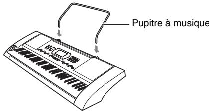 CASIO CTK-3000 - Installation du pupitre à musique - 1