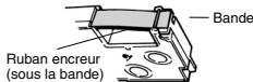 CASIO KL-7400 - Pour insérer une cartouche de bande - 4