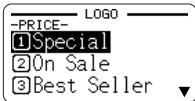 CASIO KL-7400 - Pour creer et imprimer une etiquette avec logo - 2